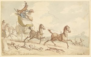 Capitão Squander Bang Up to the Mark de Thomas Rowlandson