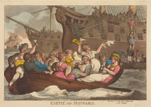 Gado não segurável de Thomas Rowlandson