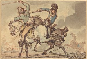 Escaramuça de Cavalaria de Thomas Rowlandson
