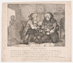 Conversando com as belezas pitorescas de Boswell, Primeira Parte, 30 de maio de 1786., 30 de maio de 1786. de Thomas Rowlandson