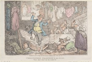 Christopher Crabtree in the Suds: Querido, querido, qual pode ser o problema, 1807., 1807. de Thomas Rowlandson