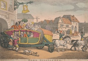 Treinador: Paris Diligence de Thomas Rowlandson