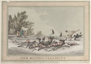 Cold Broth & Calamity, 26 de janeiro de 1792., 26 de janeiro de 1792. de Thomas Rowlandson