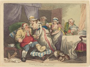 Conforto na gota de Thomas Rowlandson