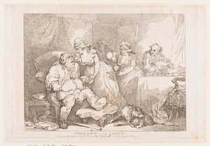 Alívio da gota de Thomas Rowlandson