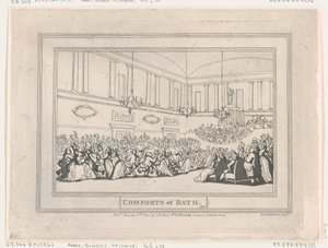 Os prazeres do banho, Placa 10 de Thomas Rowlandson