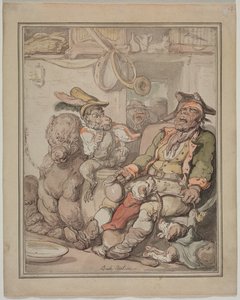 Estudo Comparativo de Anatomia, c. 1810-1820. de Thomas Rowlandson