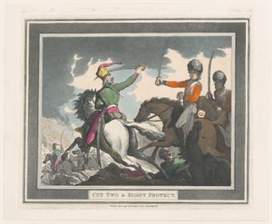 Cut Two & Right Protect, 1º de setembro de 1798., 1º de setembro de 1798. de Thomas Rowlandson