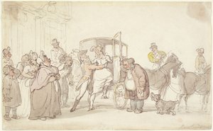 Cena de partida de Thomas Rowlandson
