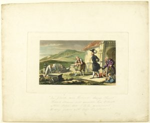 Doctor Syntax Meditando nas Pedras do Túmulo, de The Tour of Doctor Syntax de Thomas Rowlandson