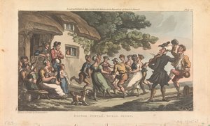 Doctor Syntax, Desportos Rurais, extraído de «A Viagem do Doctor Syntax em Busca do Pitoresco» de Thomas Rowlandson