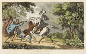 Doutor Sintaxe e Highwaymen de Thomas Rowlandson