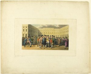 Sintaxe do Doutor em Liverpool, de The Tour of Doctor Syntax de Thomas Rowlandson