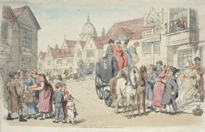 Dolphins Inn: Treinadores de Greenwich e Woolwich de Thomas Rowlandson