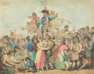 Dr. Botherum, o Mountebank, 1800. de Thomas Rowlandson