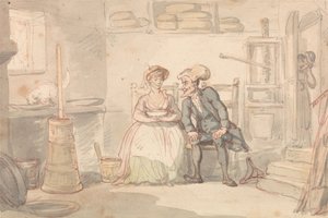 Dr. Syntax e a Leiteira de Thomas Rowlandson