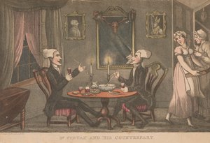 O Dr. Sintaxe e a sua Contrapartida de Thomas Rowlandson