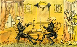 &39;Dr. Sintaxe e sua contraparte&39; de Thomas Rowlandson