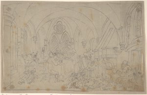 O Dr. Syntax e os Caçadores de Raposas aposentados de Thomas Rowlandson