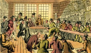 &39;Dr. Sintaxe em um leilão&39; de Thomas Rowlandson