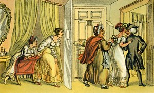 &39;Dr. Sintaxe na pensão errada&39; de Thomas Rowlandson