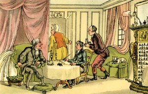 &39;Dr. Sintaxe fazendo seu testamento&39; de Thomas Rowlandson