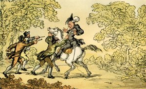 &39;Dr. Sintaxe parado por salteadores&39; de Thomas Rowlandson