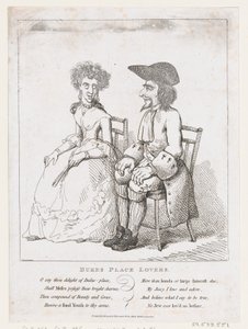 Dukes Place Lovers, 21 de Fevereiro de 1797., 21 de Fevereiro de 1797. de Thomas Rowlandson