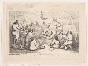 Academia Holandesa, março de 1792., março de 1792. de Thomas Rowlandson