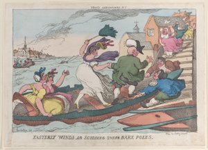 Ventos de Leste, ou Correndo Sob Pólos Nus, 10 de maio de 1810., 10 de maio de 1810. de Thomas Rowlandson