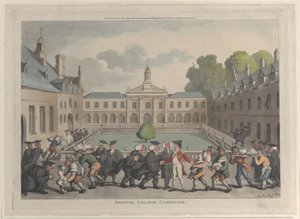 Emmanuel College, Cambridge, 31 de outubro de 1811., 31 de outubro de 1811. de Thomas Rowlandson