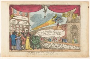 Montra da editora Thomas Tegg, em Londres de Thomas Rowlandson