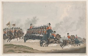 Expedição ou Voo Militar de Thomas Rowlandson