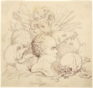 F. Josephus Gall, craniologista de Thomas Rowlandson