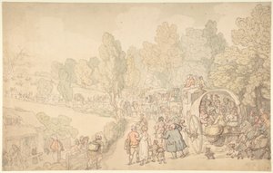 Feira de Fairlop, Essex de Thomas Rowlandson