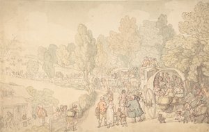 Fairlop Fair, Essex, ca. 1816. de Thomas Rowlandson