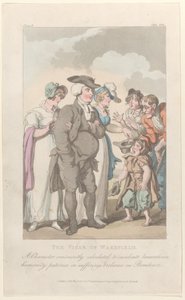 Frontispício: O Vigário de Wakefield, de The Vicar of Wakefield, 1 de Maio de 1817., 1 de Maio de 1817. de Thomas Rowlandson
