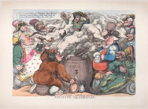 Funking o corso, 6 de dezembro de 1813., 6 de dezembro de 1813. de Thomas Rowlandson
