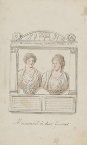 Altar fúnebre de Júlia Secunda e Cornélia Tyché de Thomas Rowlandson