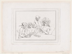Jogo de Cribbage de Thomas Rowlandson