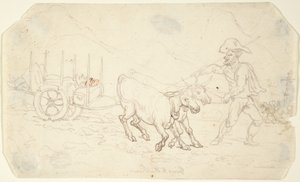 Ficar doente na retaguarda de Thomas Rowlandson