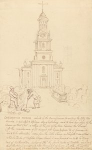 Igreja de Greenwich de Thomas Rowlandson
