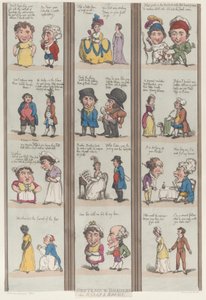 Grotesque Borders for Rooms and Halls, [1800], reimpressão., [1800], reimpressão. de Thomas Rowlandson