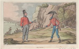 Half Rations, de The Military Adventures of Johnny Newcome, 1815., 1815. de Thomas Rowlandson