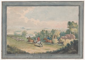 Caça à Lebre, 1 de fevereiro de 1789., 1 de fevereiro de 1789. de Thomas Rowlandson