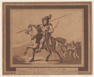 Henry Munro, líder dos rebeldes irlandeses de Thomas Rowlandson