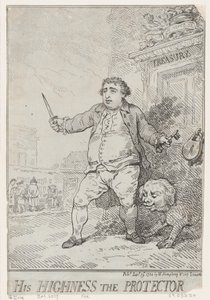 Sua Alteza o Protetor, 19 de janeiro de 1784., 19 de janeiro de 1784. de Thomas Rowlandson