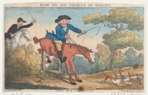 Como fazer as coisas pela metade, 4 de maio de 1808., 4 de maio de 1808. de Thomas Rowlandson