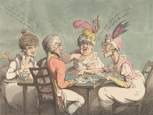 Como depenar um ganso, 10 de junho de 1802., 10 de junho de 1802. de Thomas Rowlandson