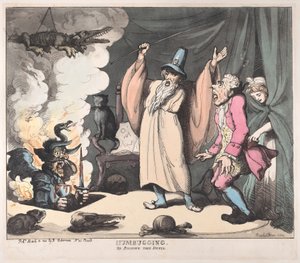 Humbugging, or Raising the Devil, 12 de março de 1800., 12 de março de 1800. de Thomas Rowlandson